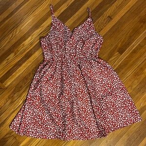 Red Floral Sundress 🫶